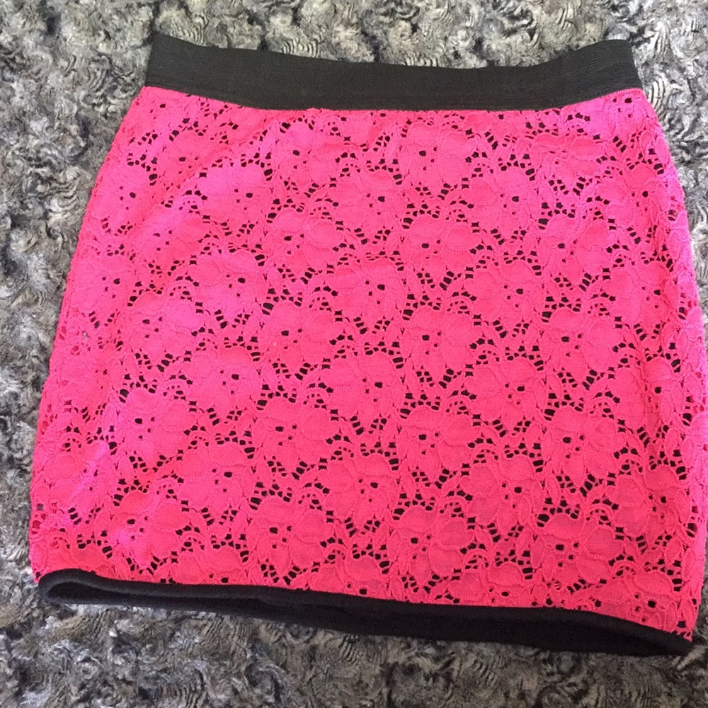 Pink skirt